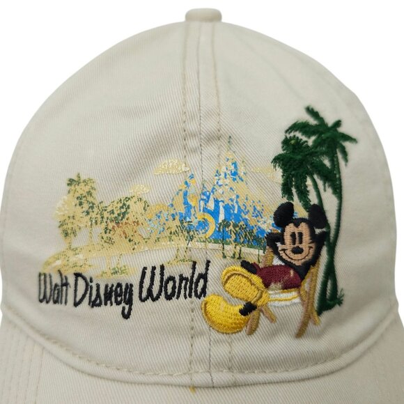 Walt Disney World Mickey Mouse Strapback Cap Trucker Baseball Hat Just Chillin - Picture 7 of 14